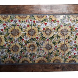 Pannello 92 x 62 decoro GIRASOLI